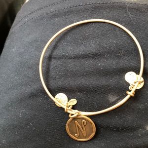 Alex and Ani “N” Gold Bangle